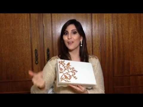 Decorando Caixa MDF. Porta Jóias
