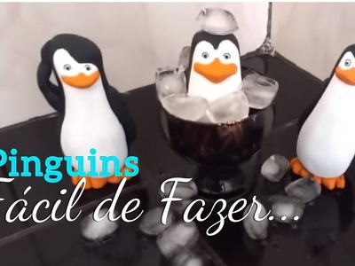 DIY- RECICLE SEMPRE ! Como Fazer  Pinguins de Cimento e Rejunte