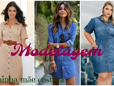 MODELANDO VESTIDO CHEMISE
