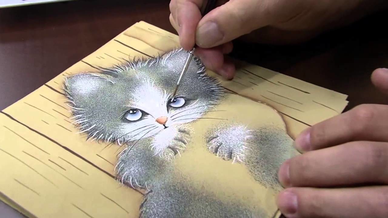 Mulher.com 02.07.2014 - Pintura Gato Tecnica Pelucia por Luiz Poletti - Parte 2
