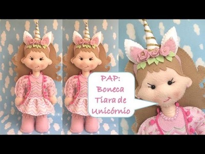 PAP: Boneca Tiara de Unicórnio