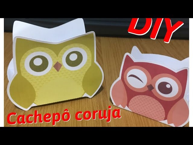 Cachepô de coruja - Dia dos professores