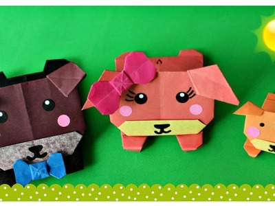 Cachorro de papel - dog origami - Brincar Kids Toys
