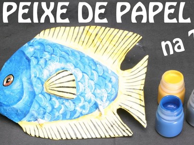 Como fazer Peixe de Papel para decoração escultura de papel - Olga Bongiovanni - Rede TV