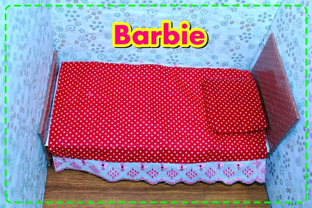 Como fazer uma cama para a Barbie