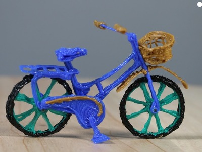 Como fazer uma Mini Bicicleta - (Caneta 3D)
