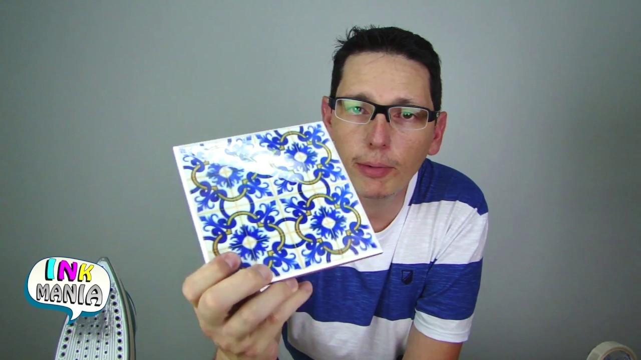 Como Sublimar Azulejo Portugues com Ferro de passar roupas - Download Vetor Azulejo Portugues