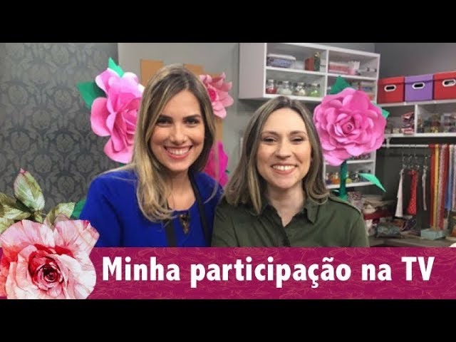 Minha participação no programa Armarinho da Arte