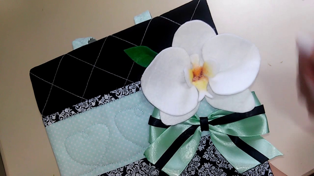 Passo a passo orquídea em feltro. tutorial felt orchid