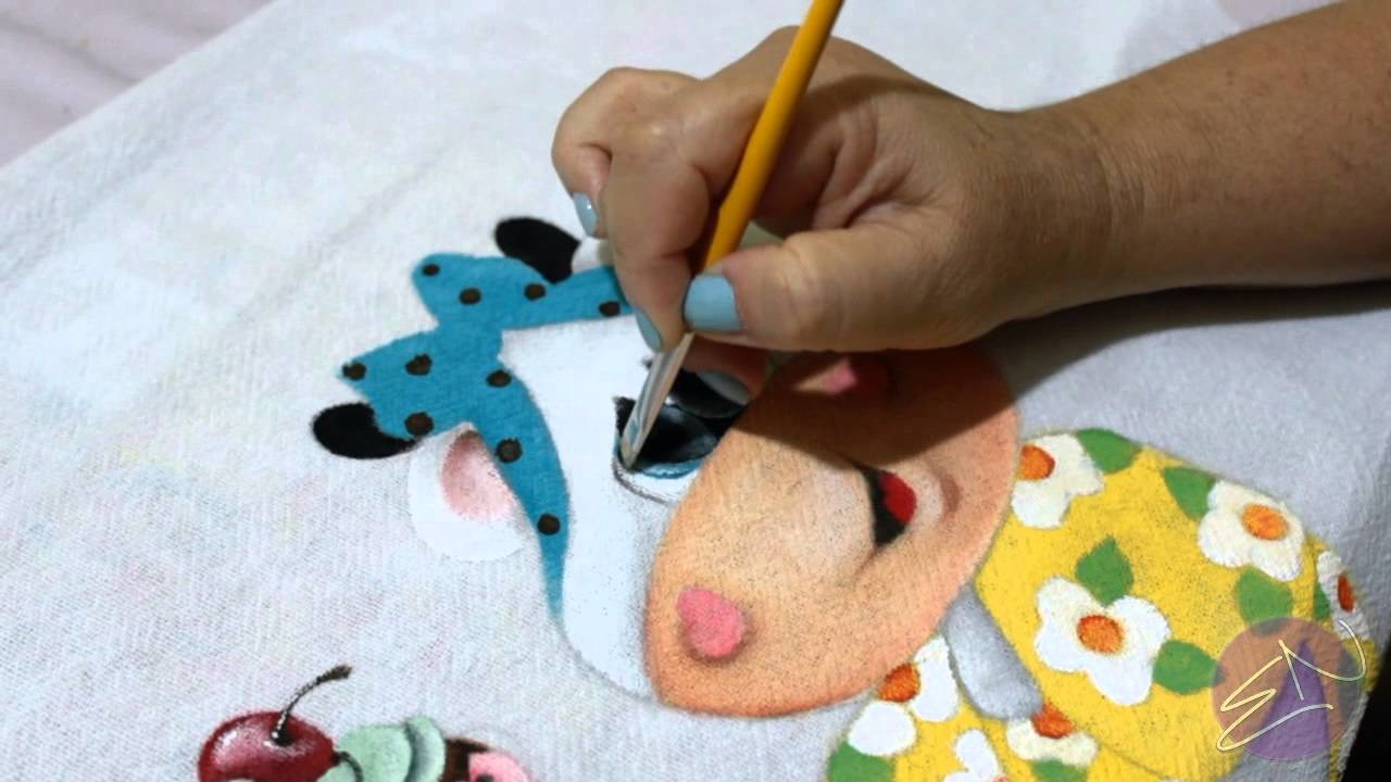 Pintura em tecido Eliane Nascimento: Iluminando os olhinhos