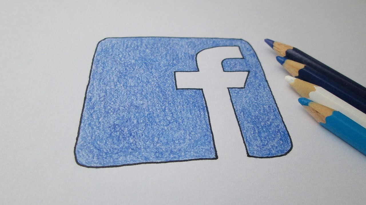 Como desenhar a logo do Facebook