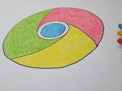 Como desenhar a logo do Google Chrome