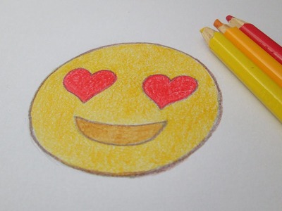 Como desenhar o emoticon "apaixonado" do WhatsApp