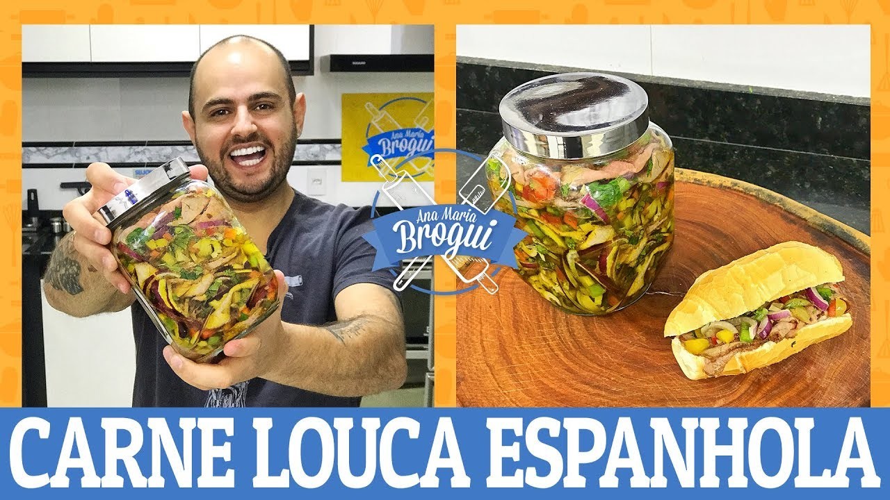 COMO FAZER CARNE LOUCA ESPANHOLA | #AnaMariaBrogui