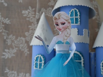 Como fazer lembrancinhas de aniversario tema Elsa Frozen