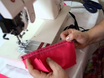 DIY Como fazer costura com debrum ou viés - Aula 55
