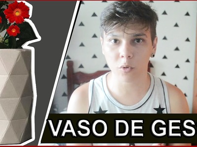 DIY: VASO DE GESSO + RESULTADO DO SORTEIO !!!