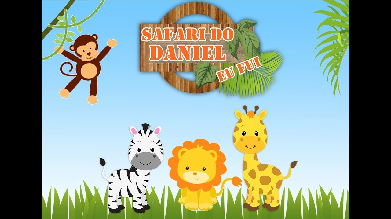Preparativos Festa Safari do Daniel - Papelaria #parte2