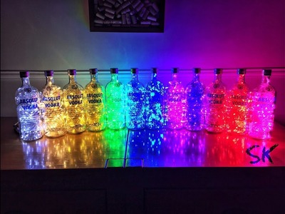12 Luminárias de garrafa Absolut | Bottle Desk Lamp - SK