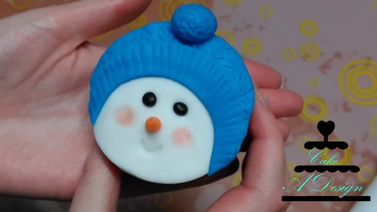 Boneco de Neve  - 12 CUPCAKES DE NATAL |  Snowman - 12 CHRISTMAS CUPCAKES (ENGLISH SUBS)