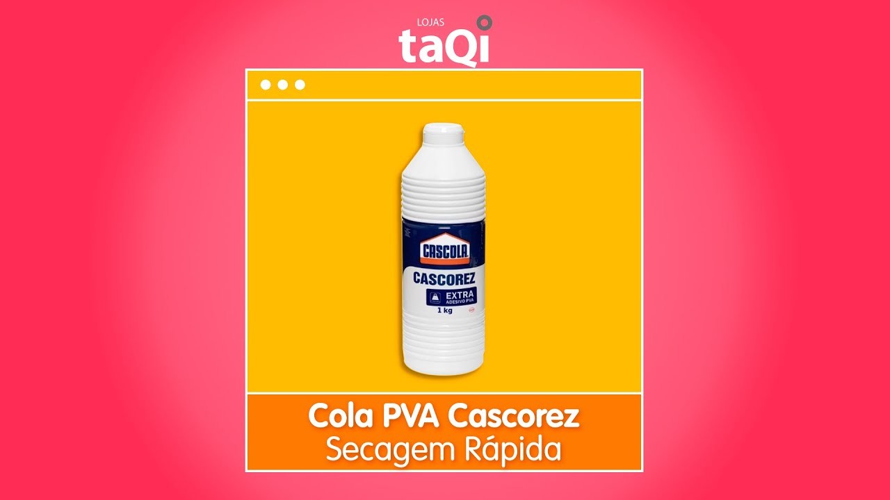 Cola PVA Cascorez, Secagem Rápida, 1 Kg - 6914