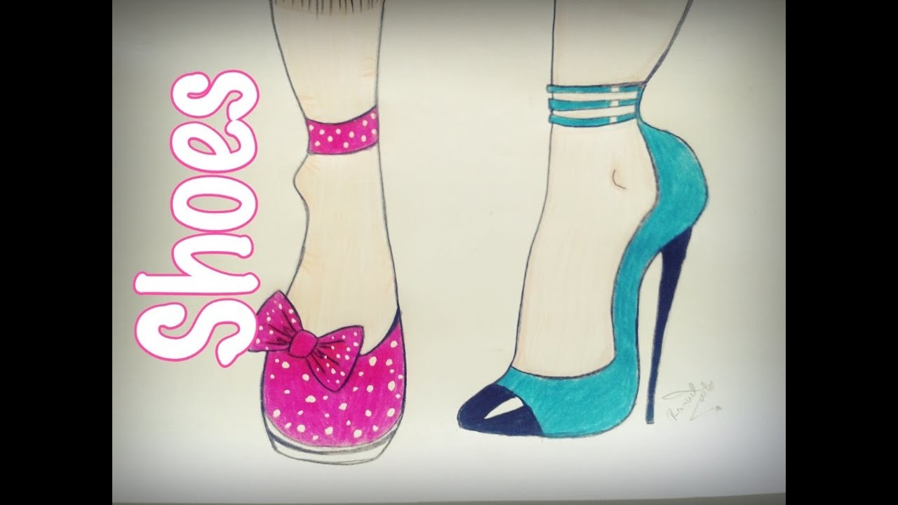 Como Desenhar Pés + Sapatos
