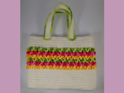 Como fazer esta linda bolsa de Crochê.Aula 2 #FACAVOCEMESMO
