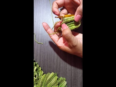 Como fazer folha para aplicar em girassol de crochê