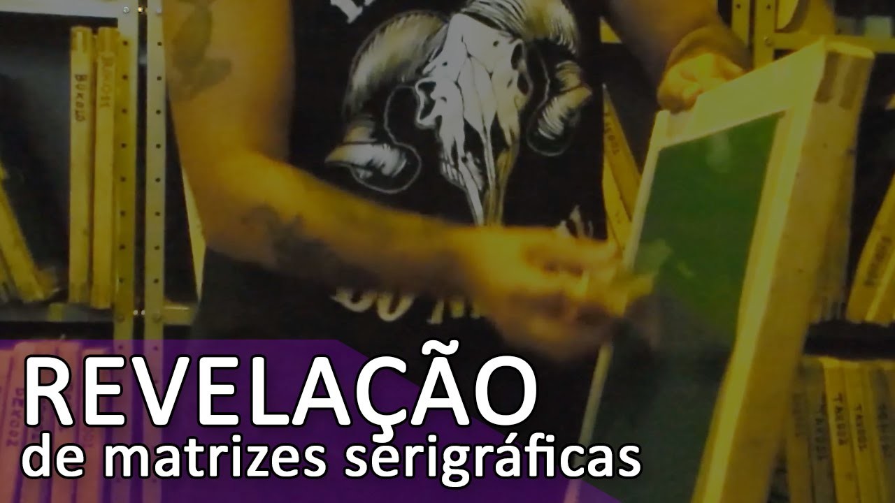Como revelar telas de serigrafia (COMPLETO)