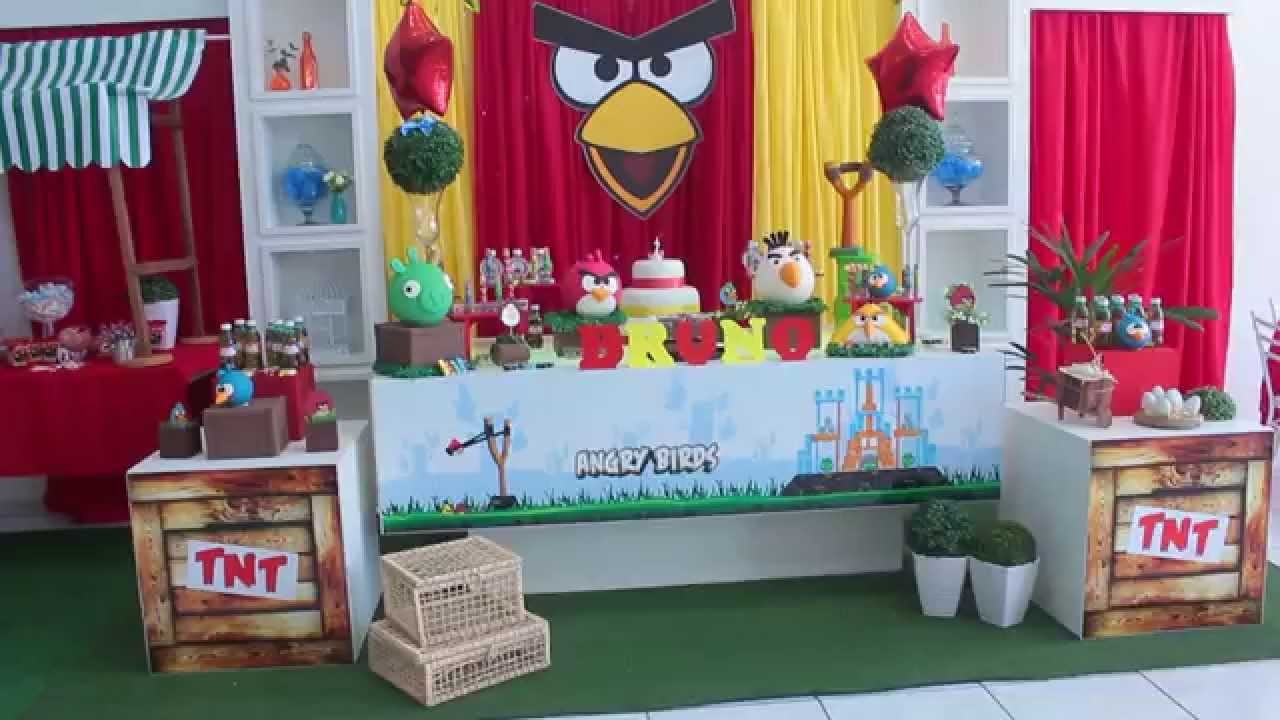 Decoração Angry Birds