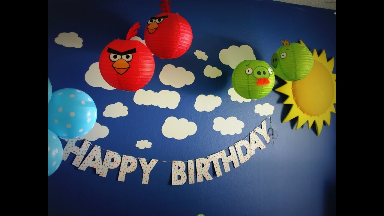 Decoração da Festinha Angry Birds