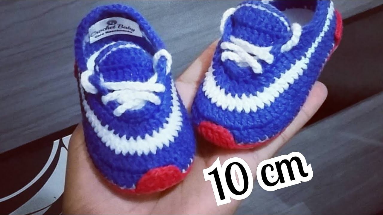 Explicação Sapatinho ICARO de crochê - Tamanho 10 cm - Crochet Baby Yara Nascimento