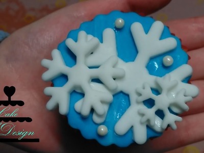 Flocos de Neve - 12 CUPCAKES DE NATAL | Snowflakes  -  12 CHRISTMAS CUPCAKES (ENGLISH SUBS)