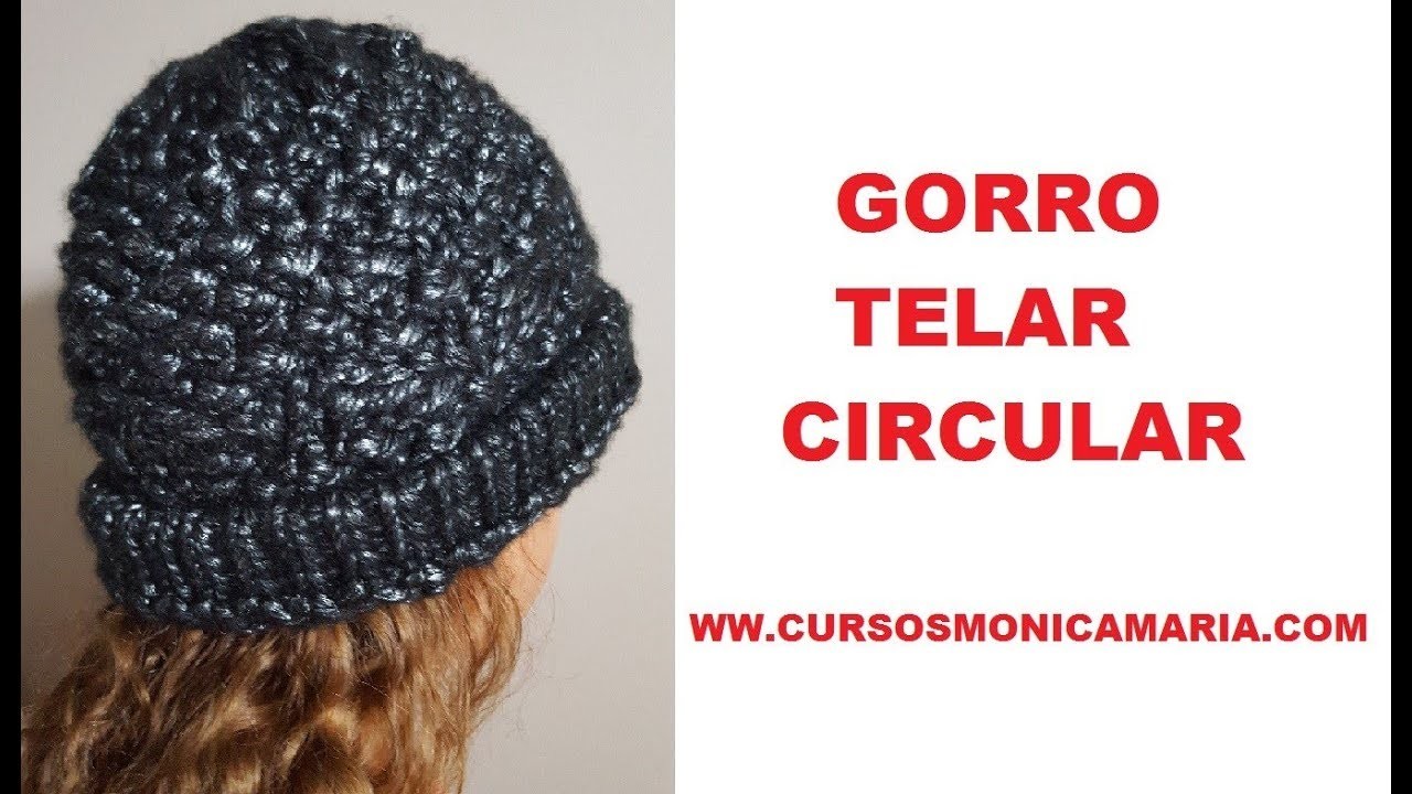 GORRO Facil TELAR CIRCULAR | Gorro 02 | Tutorial explicado paso a paso | Easy Hat