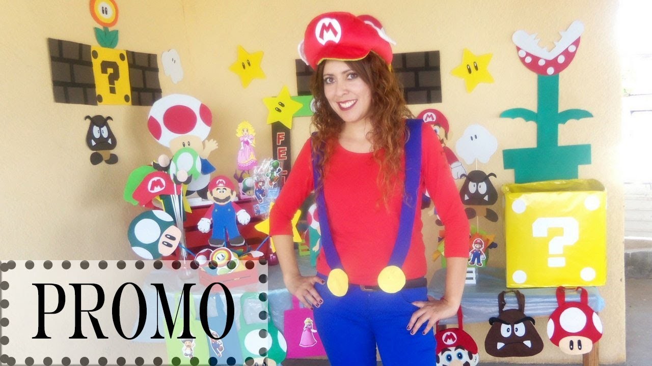 Todo para tu fiesta infantil. Moldes Gratis. COMBO Super Mario Bros