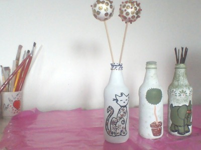 ARTESANATO EM GARRAFAS. PARTE02