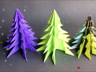 Arvore de Natal de Papel Super Facil - Easy DIY ChrIstmas Tree