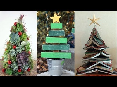 Arvores de Natal Criativas e Não Convencionais - DIY