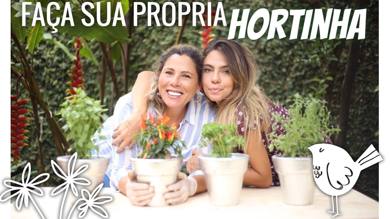 COMO FAZER UMA HORTINHA PARA COZINHA com Vera Ferreira