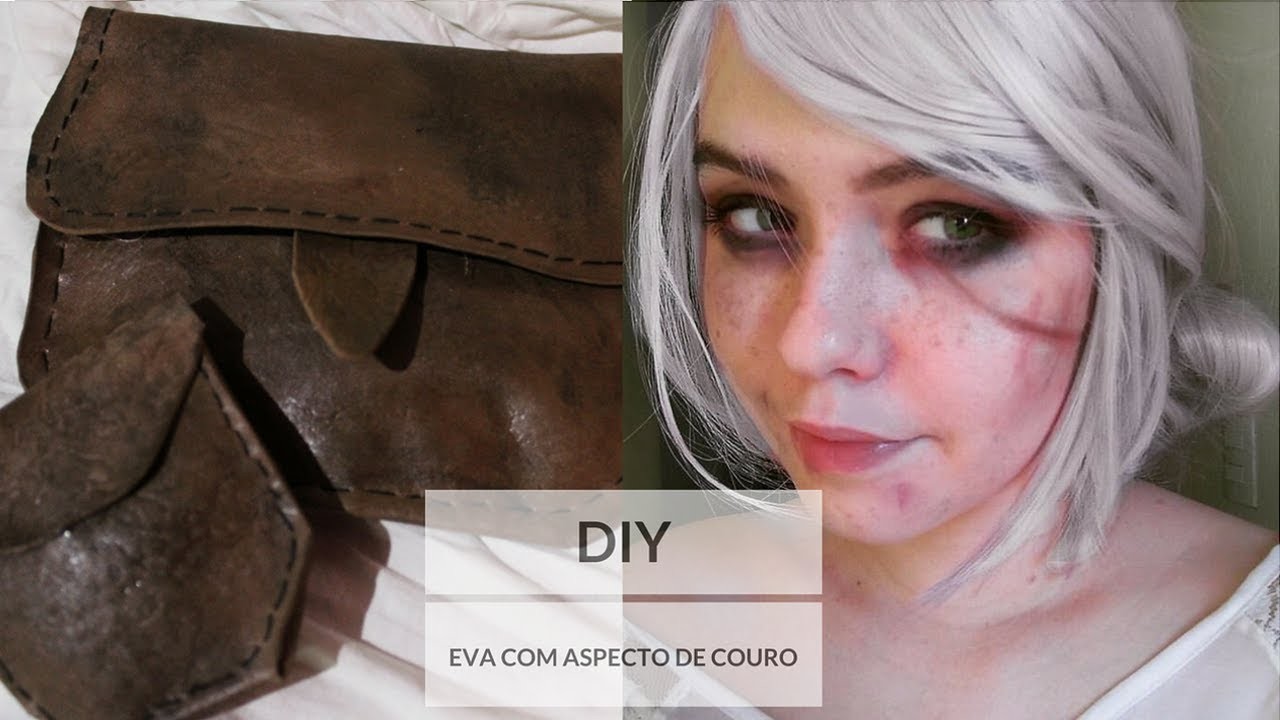 Cosplay Ciri - DIY Bolsa de EVA com aspecto de couro!