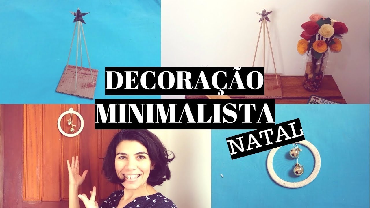 DECORAÇÃO DE NATAL MINIMALISTA | DIY | RECICLAGEM