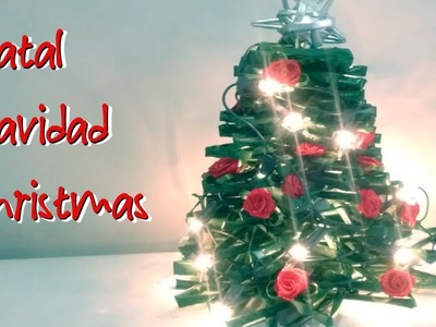 DIY Arvore de Natal Facil e Barata! Com Estrelas de Canudos de Jornal