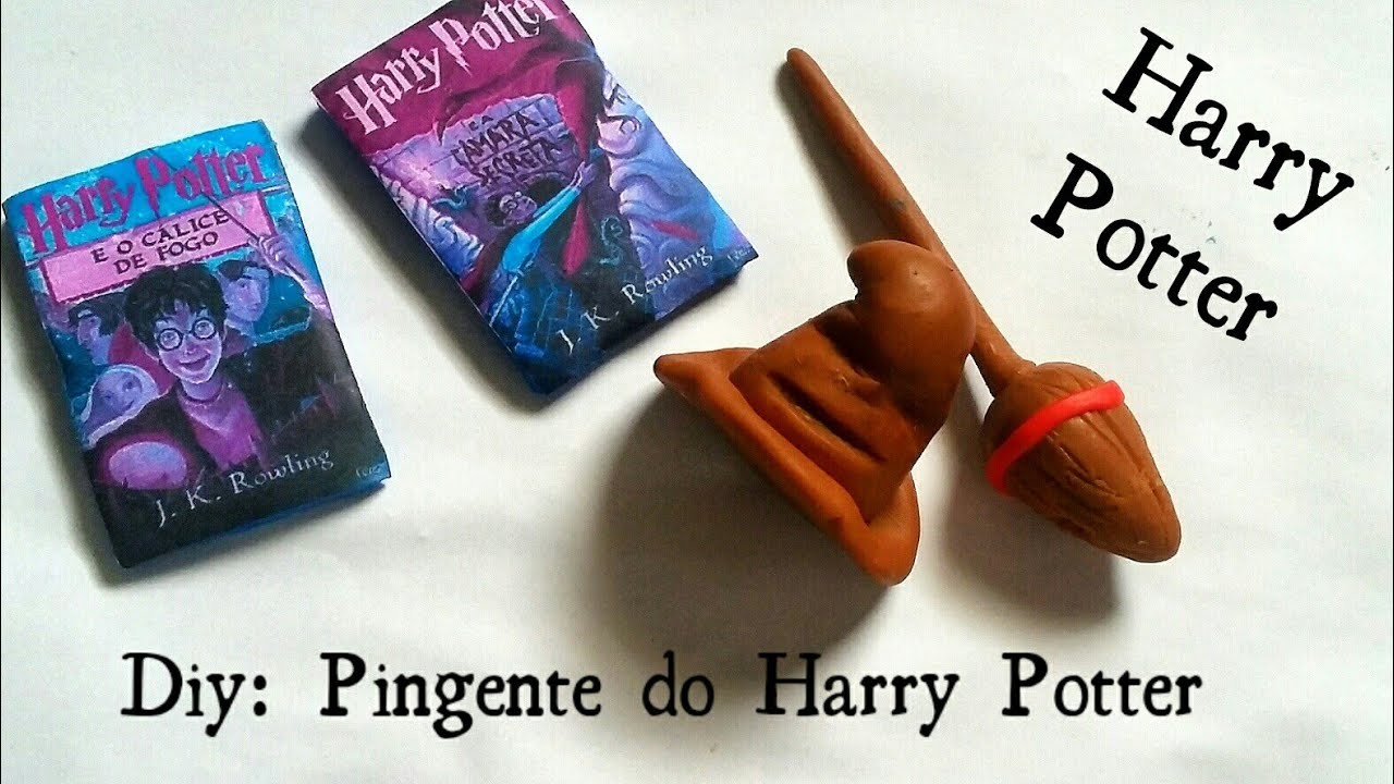 Diy: COMO FAZER, Pingentes do Harry Potter