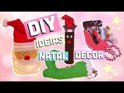 DIY - DECORAÇÃO de NATAL 4 ideias Incríveis