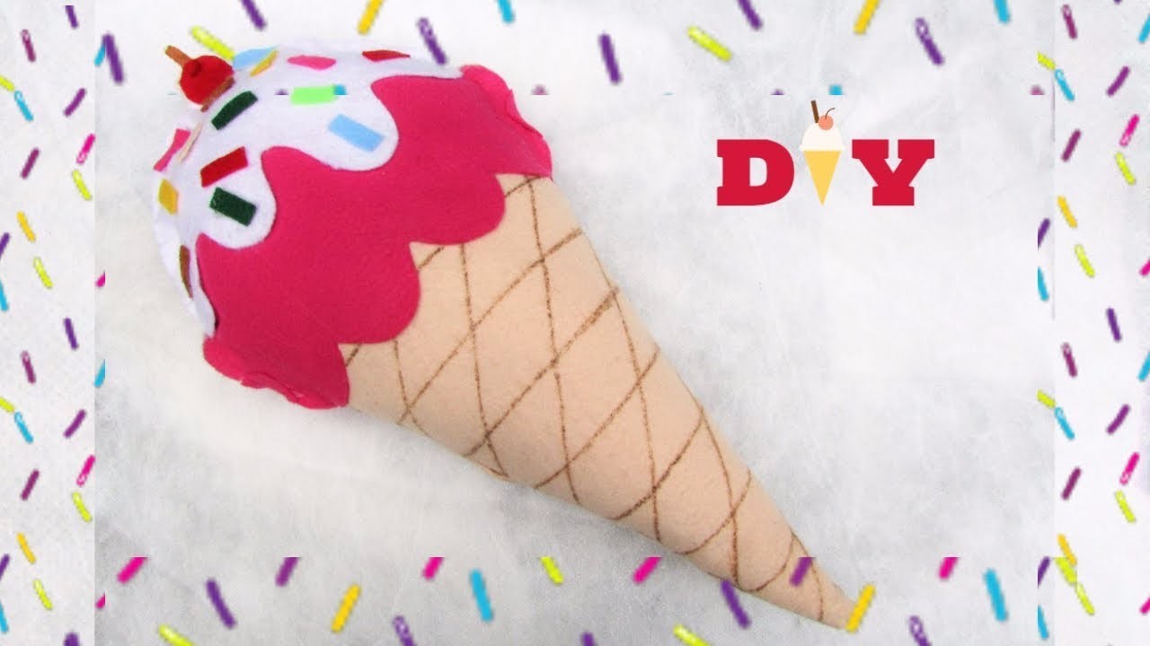 DIY Dia das crianças | Almofada sorvete