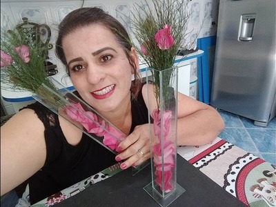 (DIY)Faça você mesma (como decorar uma mesa pra um jantar Romântico)Ateliê Nilda Araujo artesanato