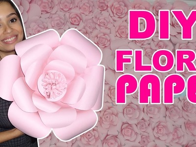 DIY Flor Gigante de Papel