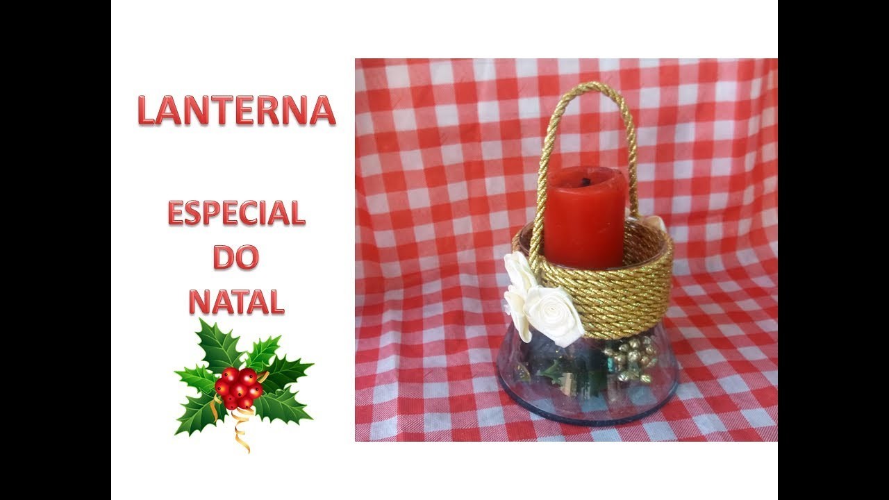 DIY# PORTA  VELAS  DE NATAL