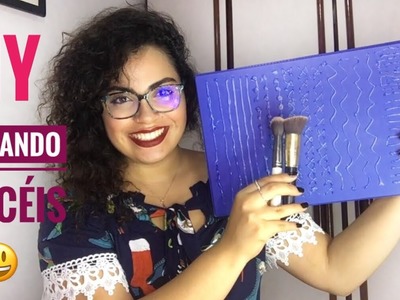 DIY - superfície para limpar PINCEL |por Larissa Santana