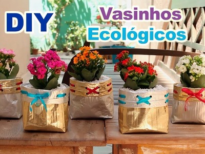 DIY Vasinhos Ecologicos